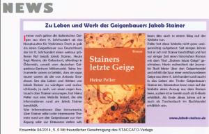 Rezension in Ensemble 04/2014